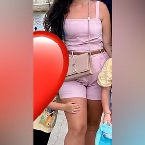 Abercrombie & Fitch Pink Women's Shorts and top set